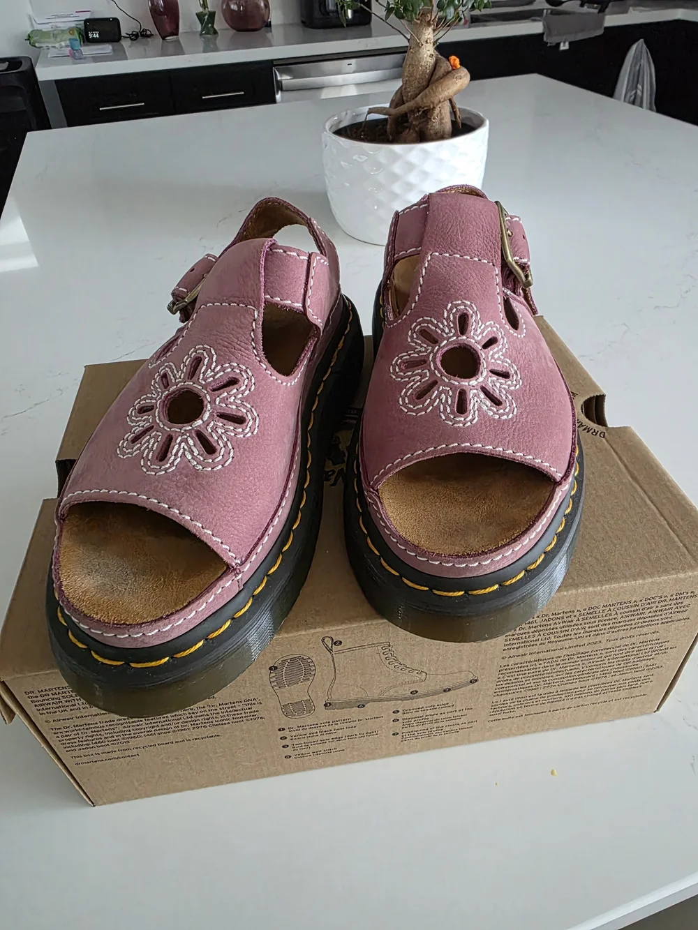 Dr. Martens Pink Sandals
